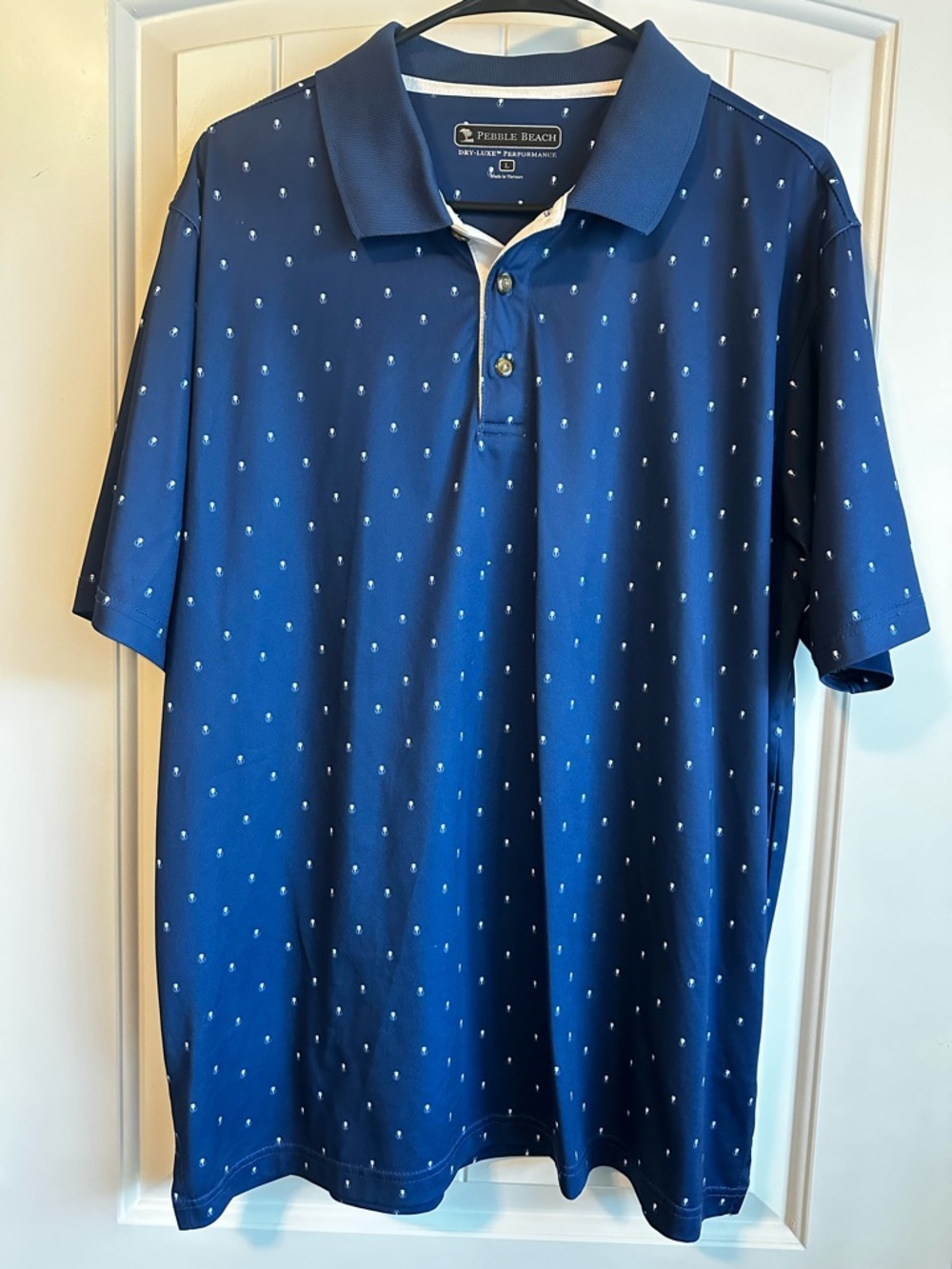 Pebble Beach Men's Dry-Luxe Performance Golf Polo